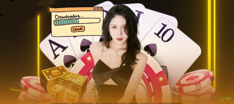 Imagem promocional do login da jj789